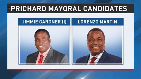 Incumbent Prichard mayor Jimmie Gardner and challenger.